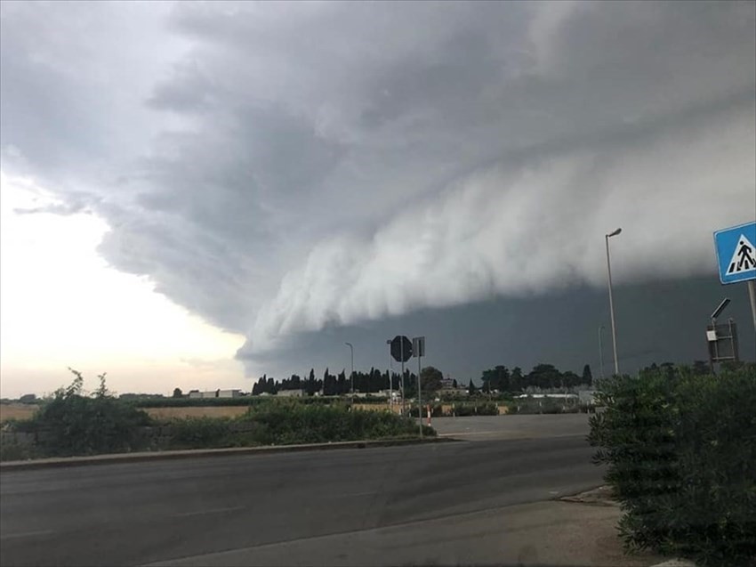 L'uragano del 10 luglio 2019