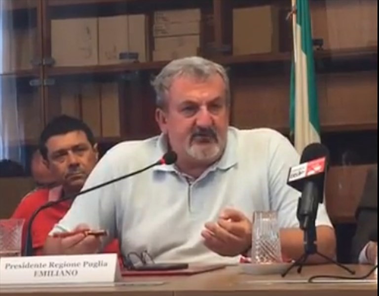 Michele Emiliano sul depuratore - Prefettura Taranto Michele Emiliano sul depuratore - Prefettura Taranto