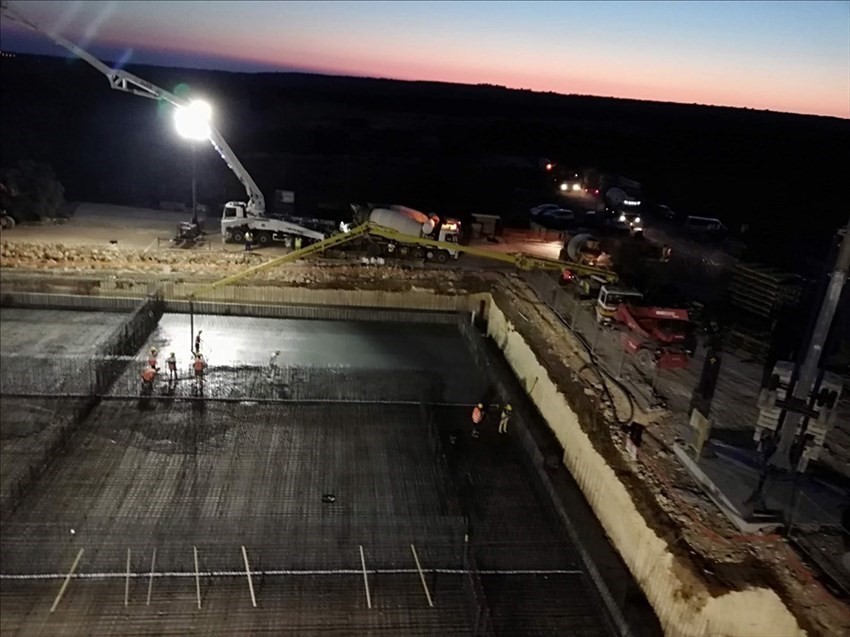 Le foto del cantiere del depuratore a Urmo