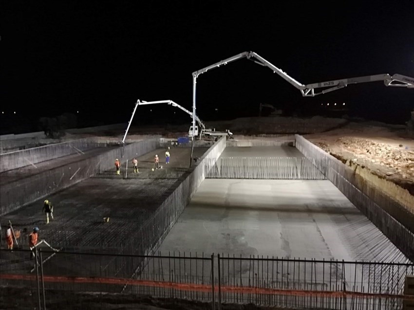 Le foto del cantiere del depuratore a Urmo