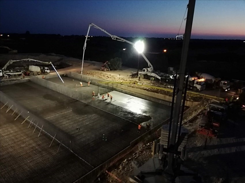 Le foto del cantiere del depuratore a Urmo