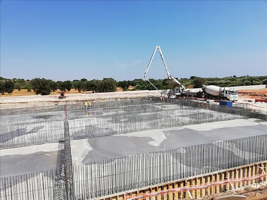 Le foto del cantiere del depuratore a Urmo