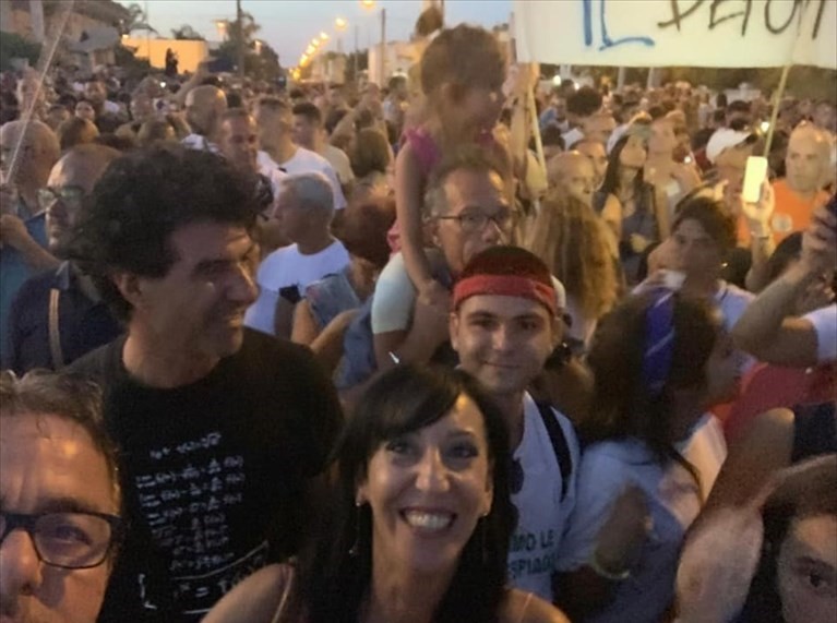 Anna Macina alla manifestazione di Torre COlimena Anna Macina alla manifestazione di Torre COlimena