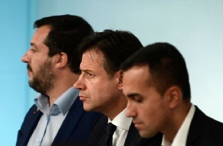 Salvini, Conte, Di Maio