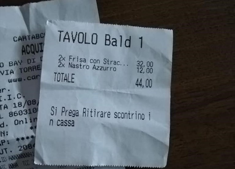 Scontrino Scontrino