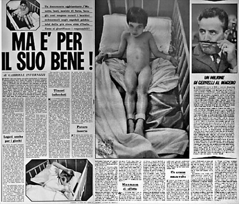 Le immagini del manicomio reparto pediatrico