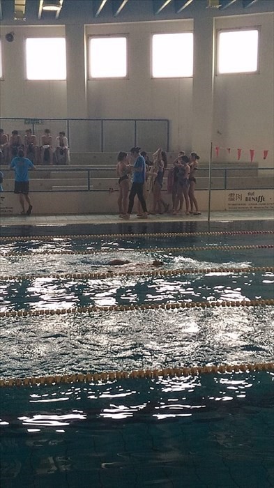 Prima lezione in piscina