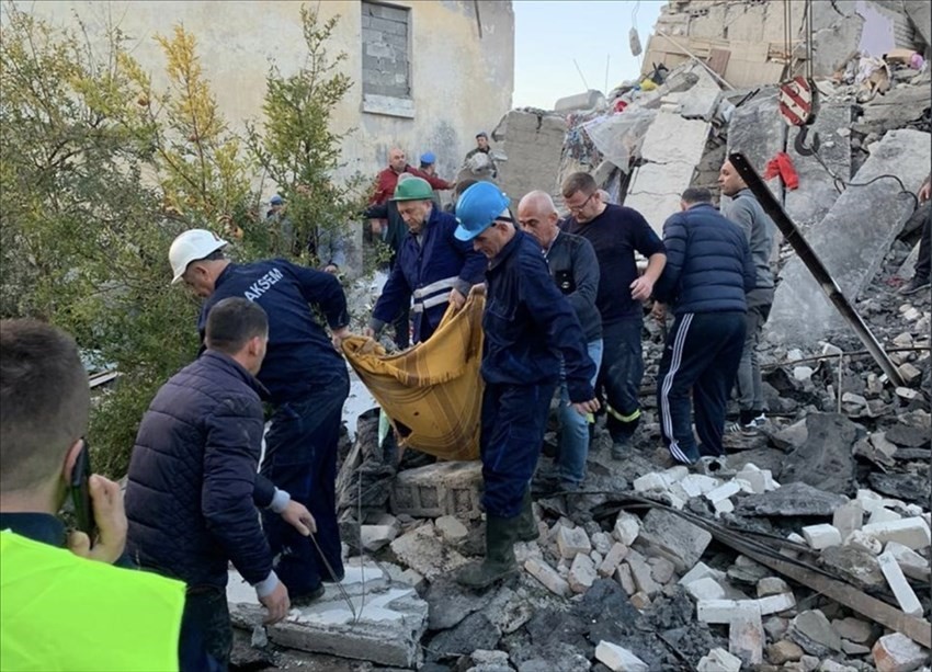 I danni del terremoto in Albania 25 novembre 2019