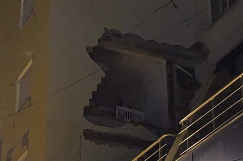 I danni del terremoto in Albania 25 novembre 2019