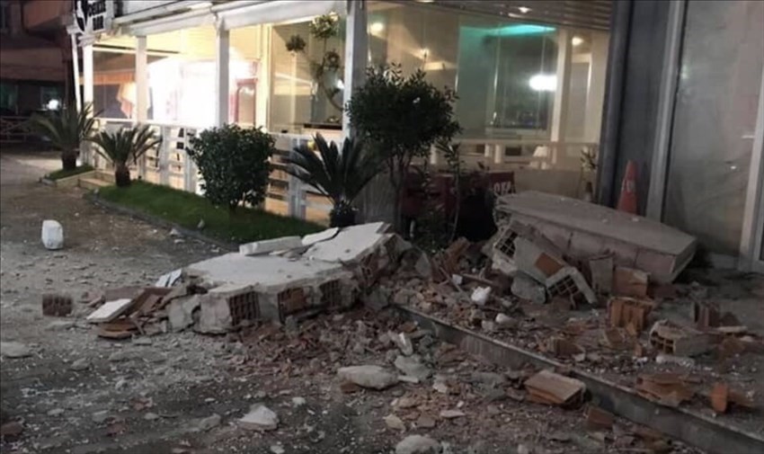 I danni del terremoto in Albania 25 novembre 2019