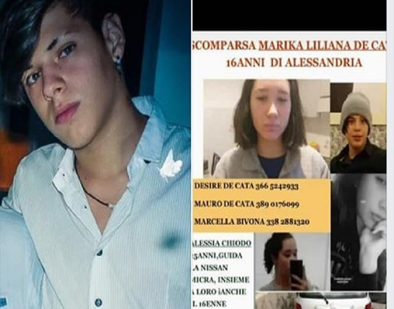 Alessandria, 16enni scomparsi