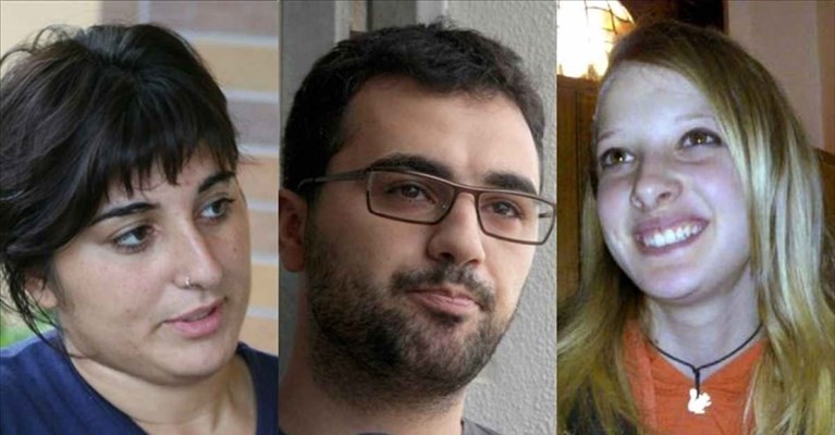 Ivano Russo tra Sabrina e Sarah Ivano Russo tra Sabrina e Sarah