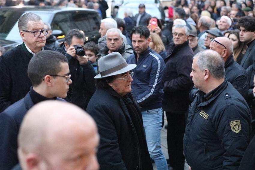 I funerali della mamma di Al Bano