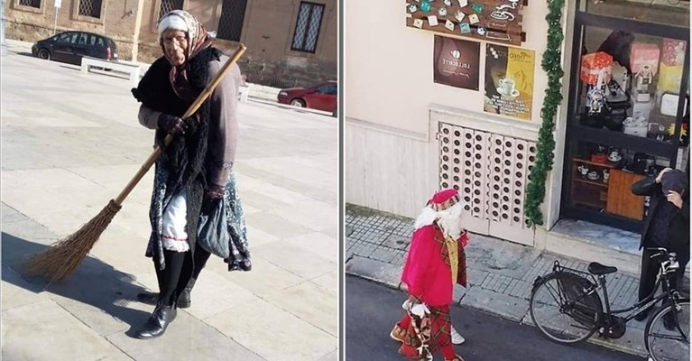 Il personaggio per le strade di Manduria Il personaggio per le strade di Manduria