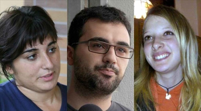 Ivano Russo tra Sabrina e Sarah Ivano Russo tra Sabrina e Sarah