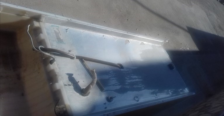 Il frigo smontato Il frigo smontato