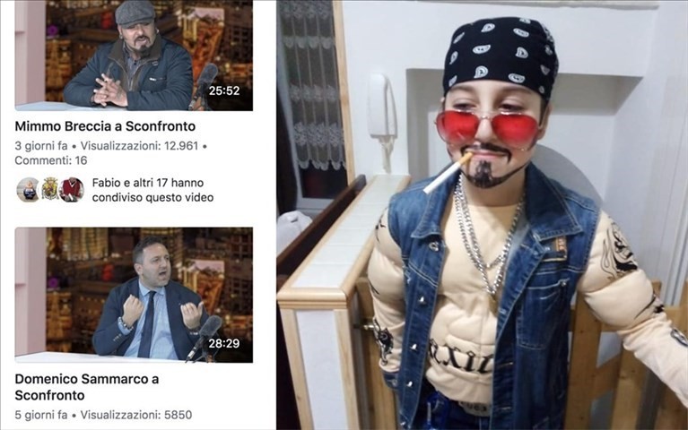 La maschera "ti lu firraru" La maschera "ti lu firraru"