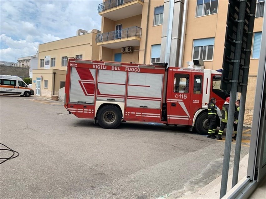 L'incendio della cappella dell'ospedale di Manduria