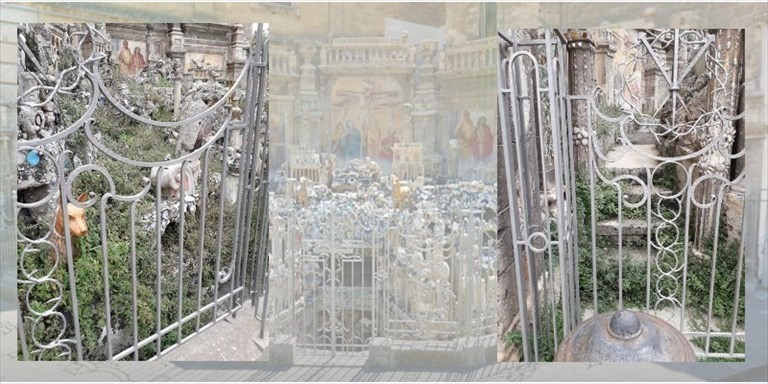 Calvario coperto dalle erbacce Calvario coperto dalle erbacce