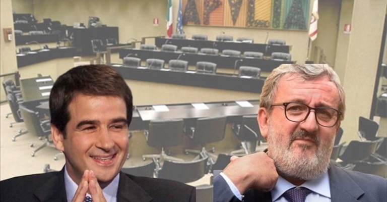 Raffaele Fitto e Michele Emiliano Raffaele Fitto e Michele Emiliano