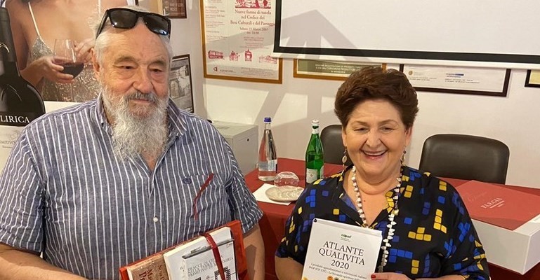 Fulvio Filo Schiavoni con la ministra Teresa Bellanova