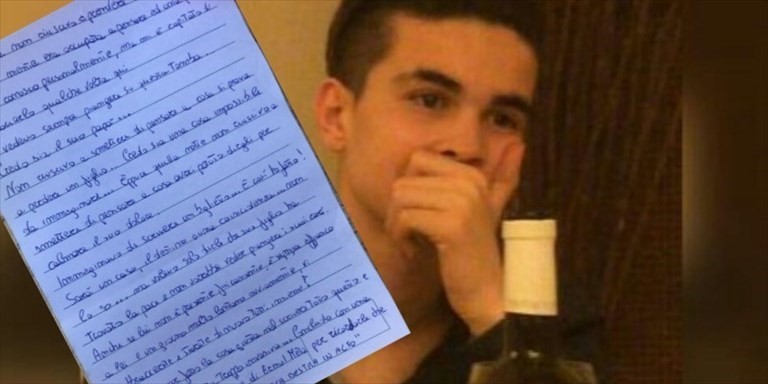 La lettera per Michele Dinoi