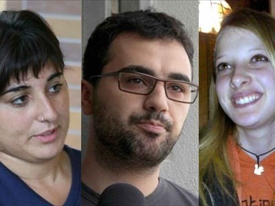 Ivano Russo tra Sabrina e Sarah Ivano Russo tra Sabrina e Sarah