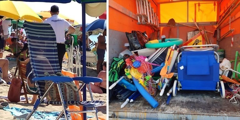 Il blitz in spiaggia Il blitz in spiaggia