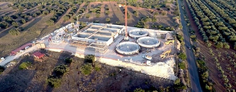 Il cantiere del depuratore Il cantiere del depuratore