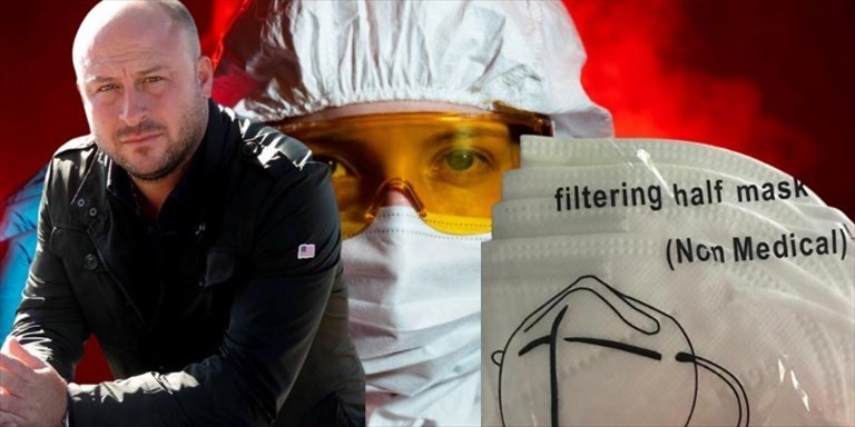 Perrini e la foto delle maschere non medicali Perrini e la foto delle maschere non medicali