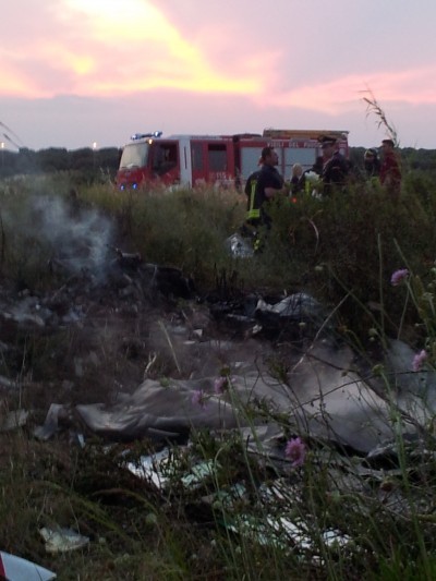 Precipita ultraleggero muoiono padre e figlio LE FOTO DEL DISASTRO
