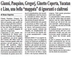 Il giornale di Enzo Caprino offende la Voce di Manduria e i suoi lettori