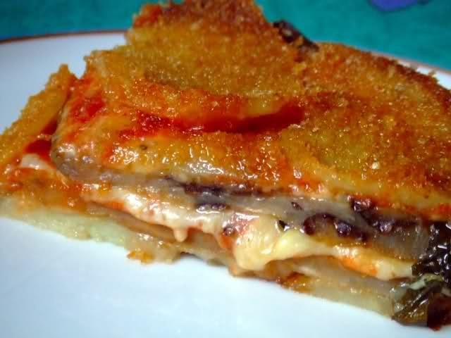 Parmigiana di melanzane e patate