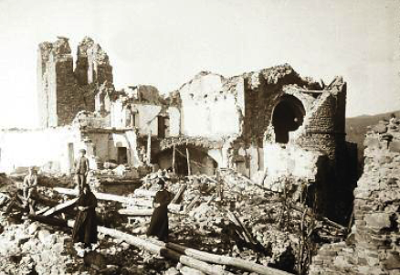 Il grande terremoto del 1743 (Foto d'archivio)