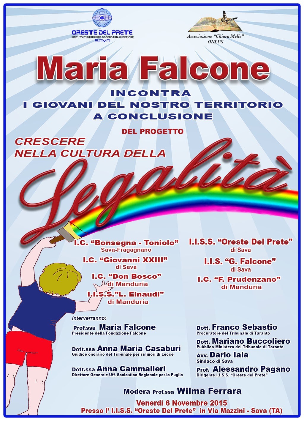 LA legalit� con MAria Falcone a Sava