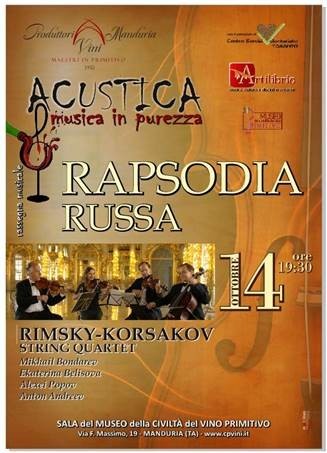 Rapsodia russa nel fermentar del vino