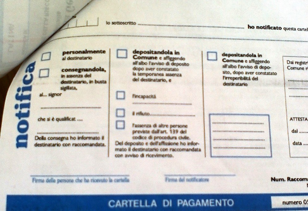 “I tassi d’usura del Comune: il vecchio debito di 8 euro sale a 260” 