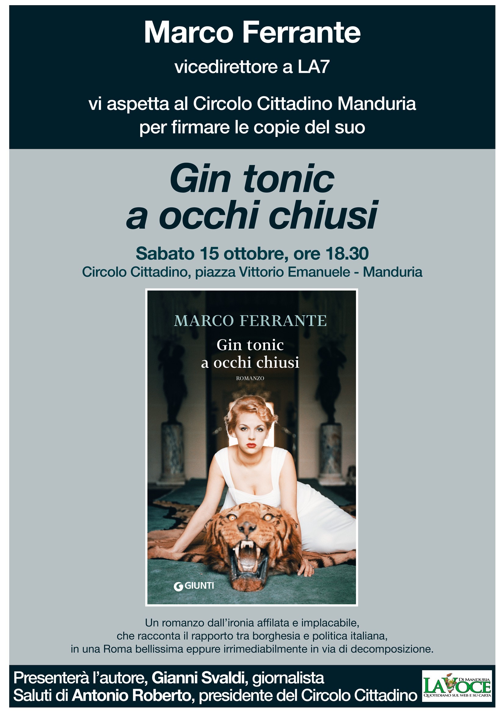 Libri - La Voce incontra Marco Ferrante