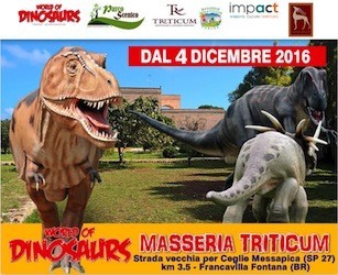 Dinosauri tra gli ulivi del Salento