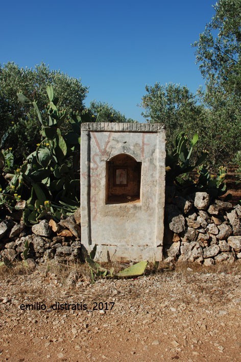 L’edicola votiva in contrada Pezze di Bagnolo